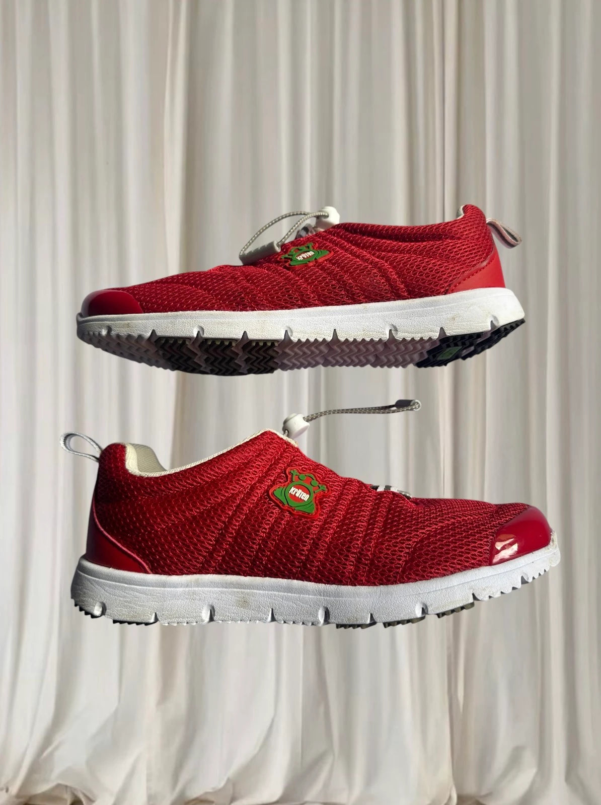 Kroten TravelWalker Women's Mesh Sneakers - Lightweight Red Casual Trainers - Image 6