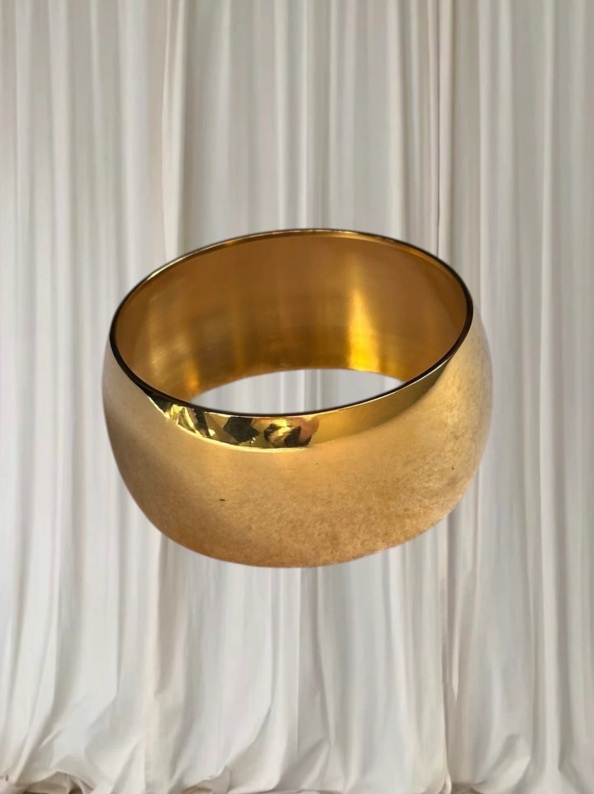By Simran Ira Bangle 18K Gold PVD Plated 58mm - Image 3