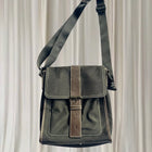 Alca Lines Crossbody Messenger Bag - Black Casual Everyday Carry - Image 3