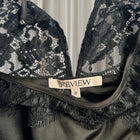 Review Elegant Black Lace Peplum Top - Cap Sleeve Women's AU 10 - Image 5