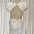Xenia Boutique White Lace Cut-Out Mini Dress - Size AU 8 - Image 5