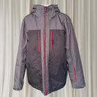 Crane Snow Extreme Men's Ski Jacket - Grey/Black Size L - Image 1