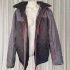 Crane Snow Extreme Men's Ski Jacket - Grey/Black Size L - Image 2