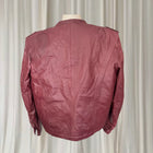 Lowenbur Vintage Leather Bomber Jacket - 80s Burgundy Insulated Style - Image 5