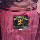 Lowenbur Vintage Leather Bomber Jacket - 80s Burgundy Insulated Style - Image 6