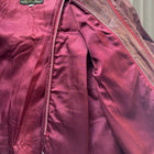 Lowenbur Vintage Leather Bomber Jacket - 80s Burgundy Insulated Style - Image 7