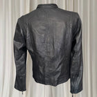Bernardo Leather Moto Jacket - Classic Black Slim Fit - Image 6