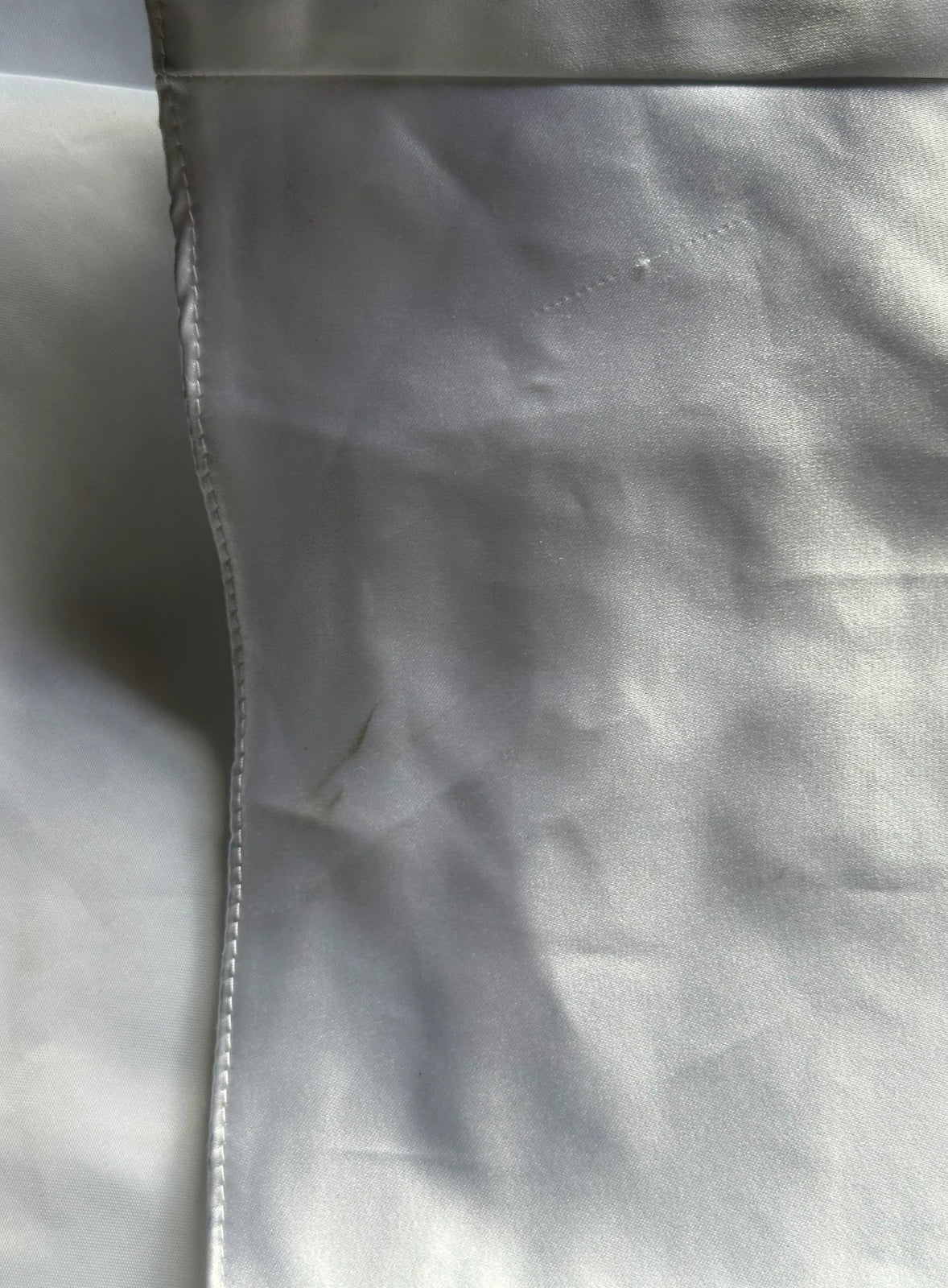 Mr K Strapless Satin Wedding Dress - Beaded Bodice Size 6 - Image 8