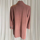 Virgo Vintage Cashmere Blend Button-Front Coat - Brown - Image 4
