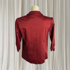 Bird Keepers Rust Red Satin Blazer - Women's Size 12 - Image 2