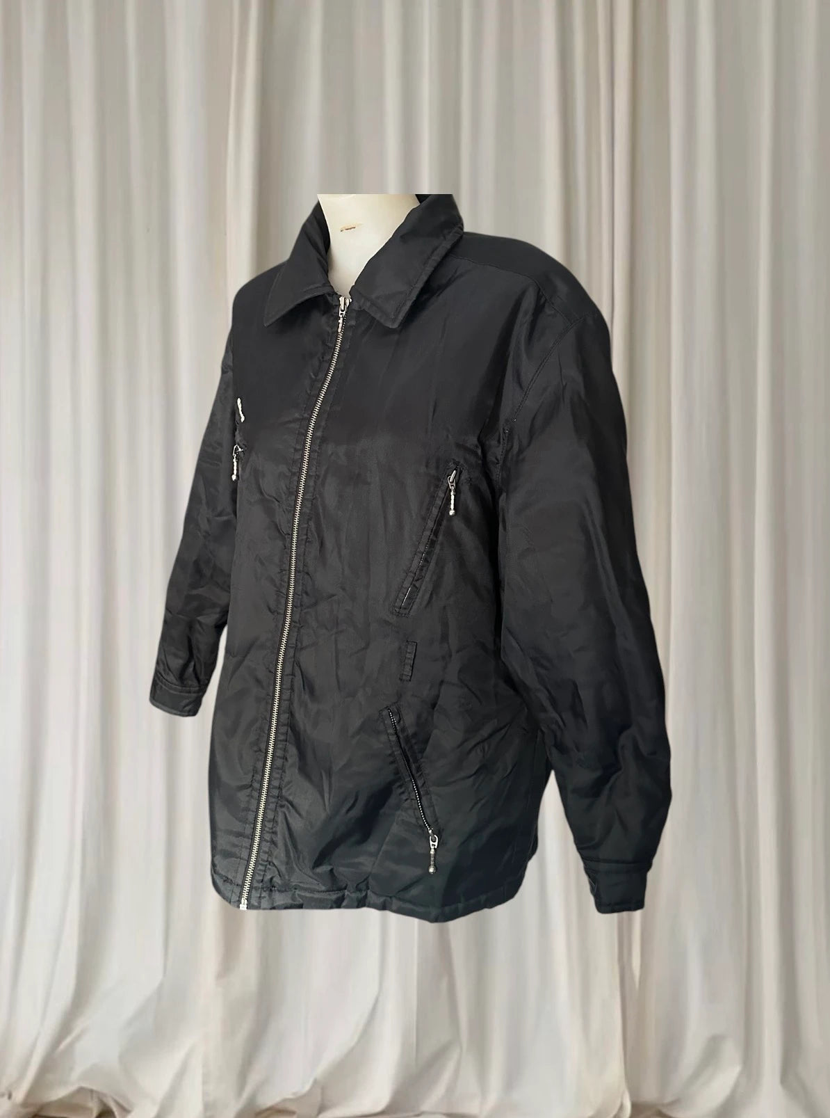Billabong Black Zip-Up Jacket - Size 10 - Image 4