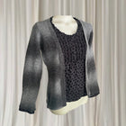 Per Una Vintage Ombre Knit Cardigan - Layered Design With Textured Finish - Image 1