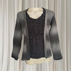 Per Una Vintage Ombre Knit Cardigan - Layered Design With Textured Finish - Image 2