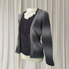 Per Una Vintage Ombre Knit Cardigan - Layered Design With Textured Finish - Image 3