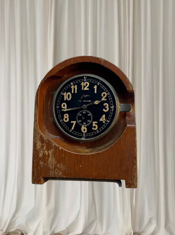 WW2 German Junghans Luftwaffe Stationsuhr FL25591 Communication Room Clock - Image 1