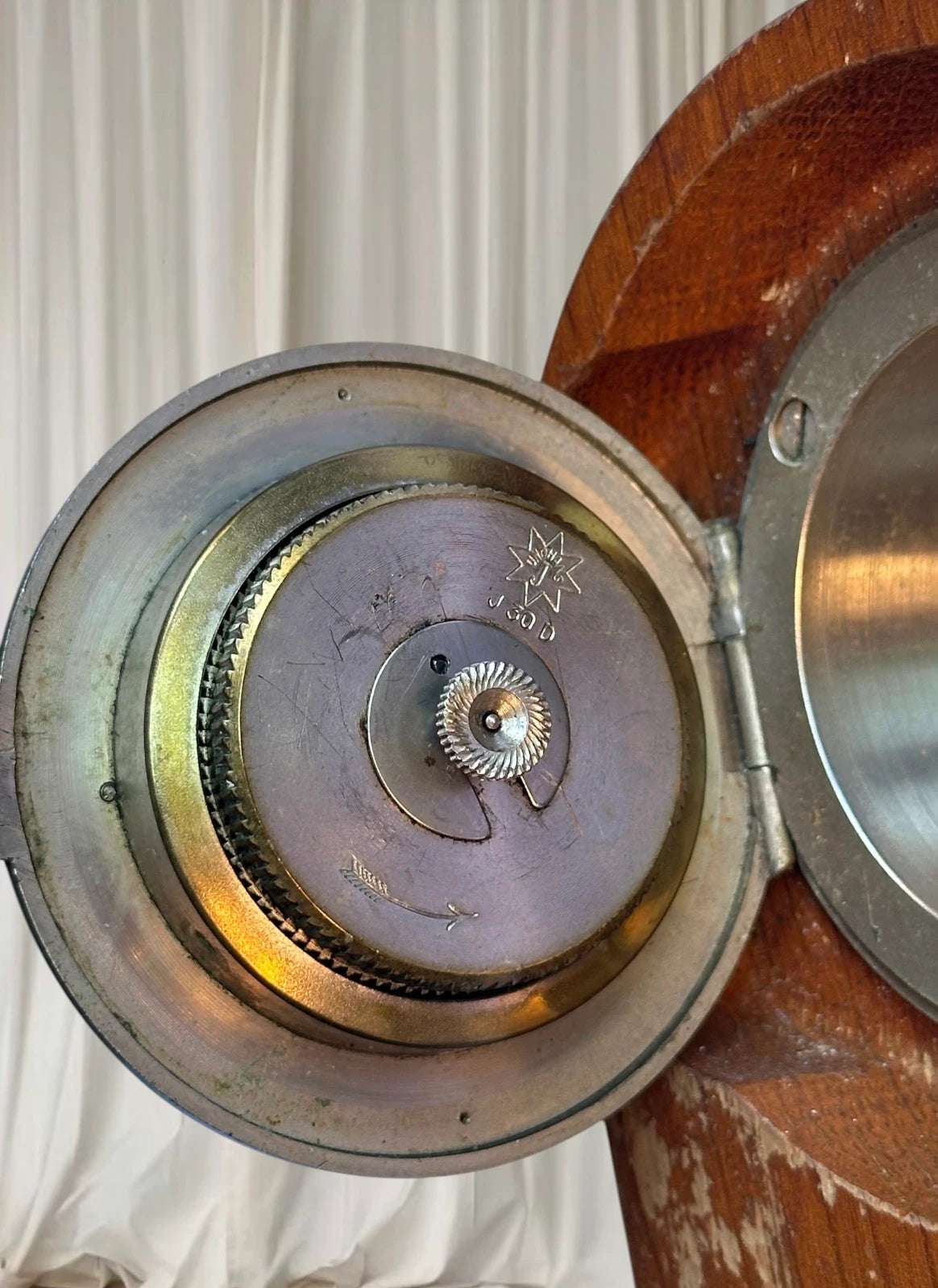 WW2 German Junghans Luftwaffe Stationsuhr FL25591 Communication Room Clock - Image 5