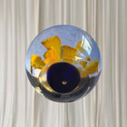 Caithness Glass Paperweight - Handcrafted Gold Leaf Flower Design - Image 4