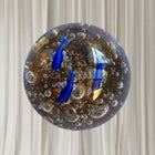 Vintage Art Glass Paperweight - Blue Dolphins with Controlled Bubbles - Image 4