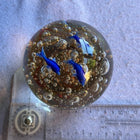 Vintage Art Glass Paperweight - Blue Dolphins with Controlled Bubbles - Image 6