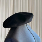 Vrai Basque Classic Black Wool Beret - Image 1