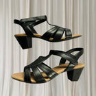 Supersoft by Diana Ferrari Ivanka Sandals -Black Leather Comfort NEW 10 - Image 1