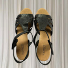 Supersoft by Diana Ferrari Ivanka Sandals -Black Leather Comfort NEW 10 - Image 3