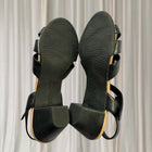 Supersoft by Diana Ferrari Ivanka Sandals -Black Leather Comfort NEW 10 - Image 5