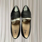 Jane Debster Expert Block Heel Loafers - Black Leather Patent 42B New - Image 1