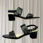 Supersoft by Diana Ferrari Block Heel Sandals -Black Leather AU 10 - Image 2