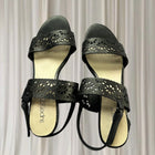Supersoft by Diana Ferrari Block Heel Sandals -Black Leather AU 10 - Image 4