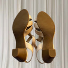 Supersoft by Diana Ferrari Leather Sandals - Ivanka Blush Block Heel 10 - Image 6