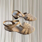 Supersoft by Diana Ferrari Leather Sandals - Ivanka Blush Block Heel 10 - Image 3