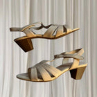 Supersoft by Diana Ferrari Leather Sandals - Ivanka Blush Block Heel 10 - Image 4