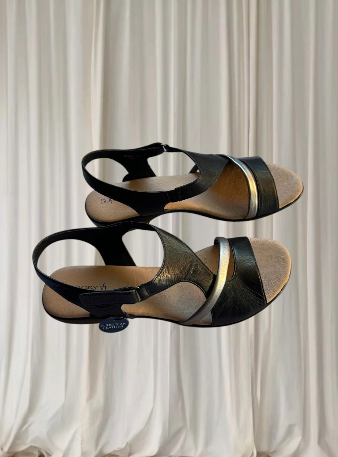 Supersoft by Diana Ferrari Denna Sandals - Premium Leather Slingback Comfort 10 - Image 4