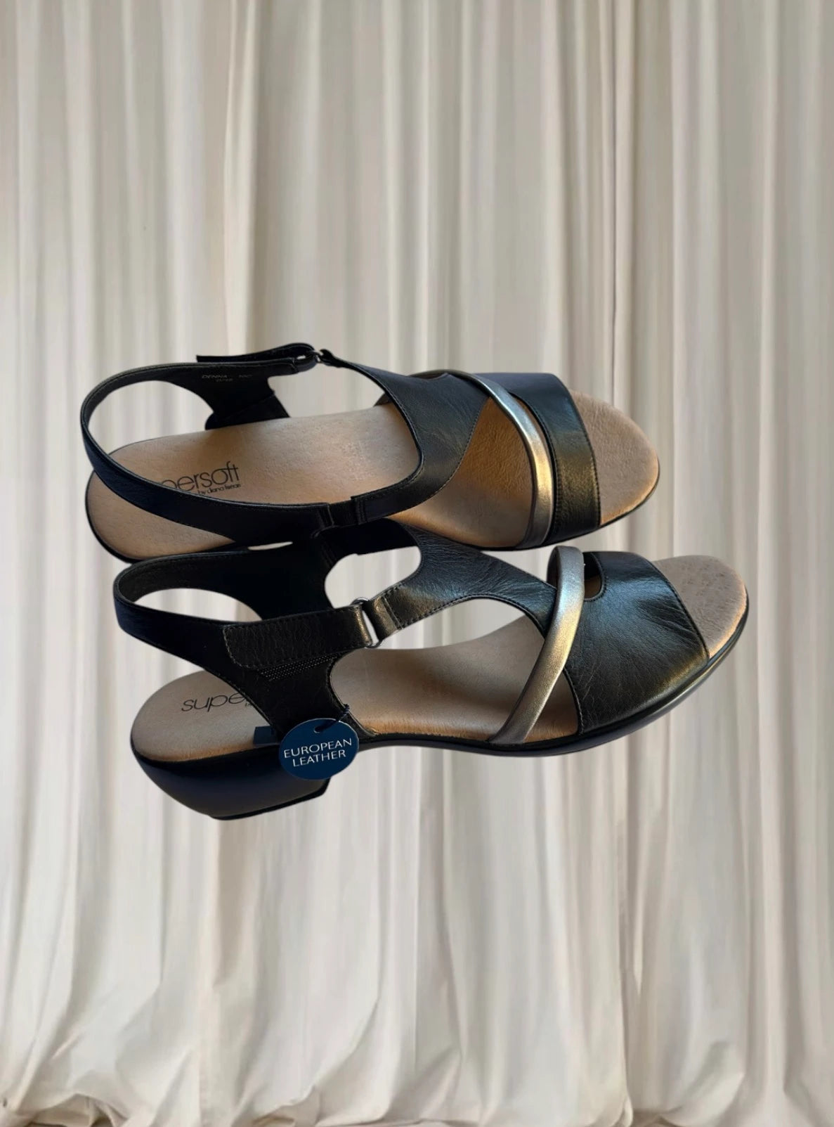 Supersoft by Diana Ferrari Denna Sandals - Premium Leather Slingback Comfort 10 - Image 2