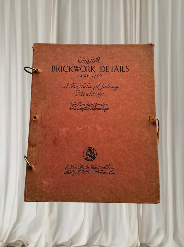 English Brickwork Details 1450-1750 - Vintage Architectural Portfolio - Image 1