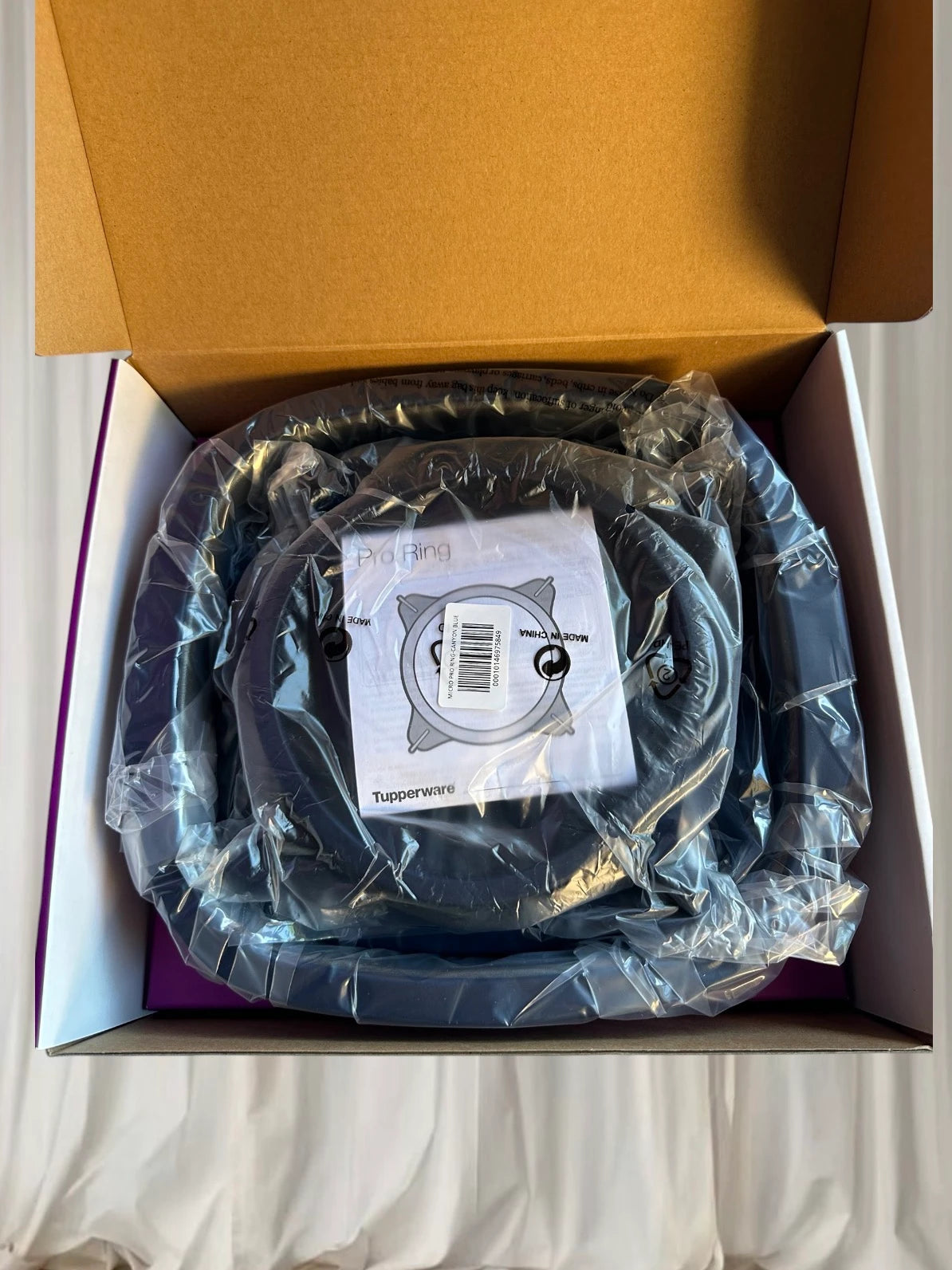 Tupperware Micro Pro Ring - Even Microwave Baking in Canyon Blue - Image 3