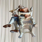 Vintage German Porcelain Figurine - Antique Hand-Painted Flute Player Statue - Image 6