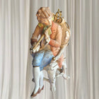 Vintage German Porcelain Figurine - Antique Hand-Painted Flute Player Statue - Image 3