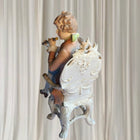 Vintage German Porcelain Figurine - Antique Hand-Painted Flute Player Statue - Image 5