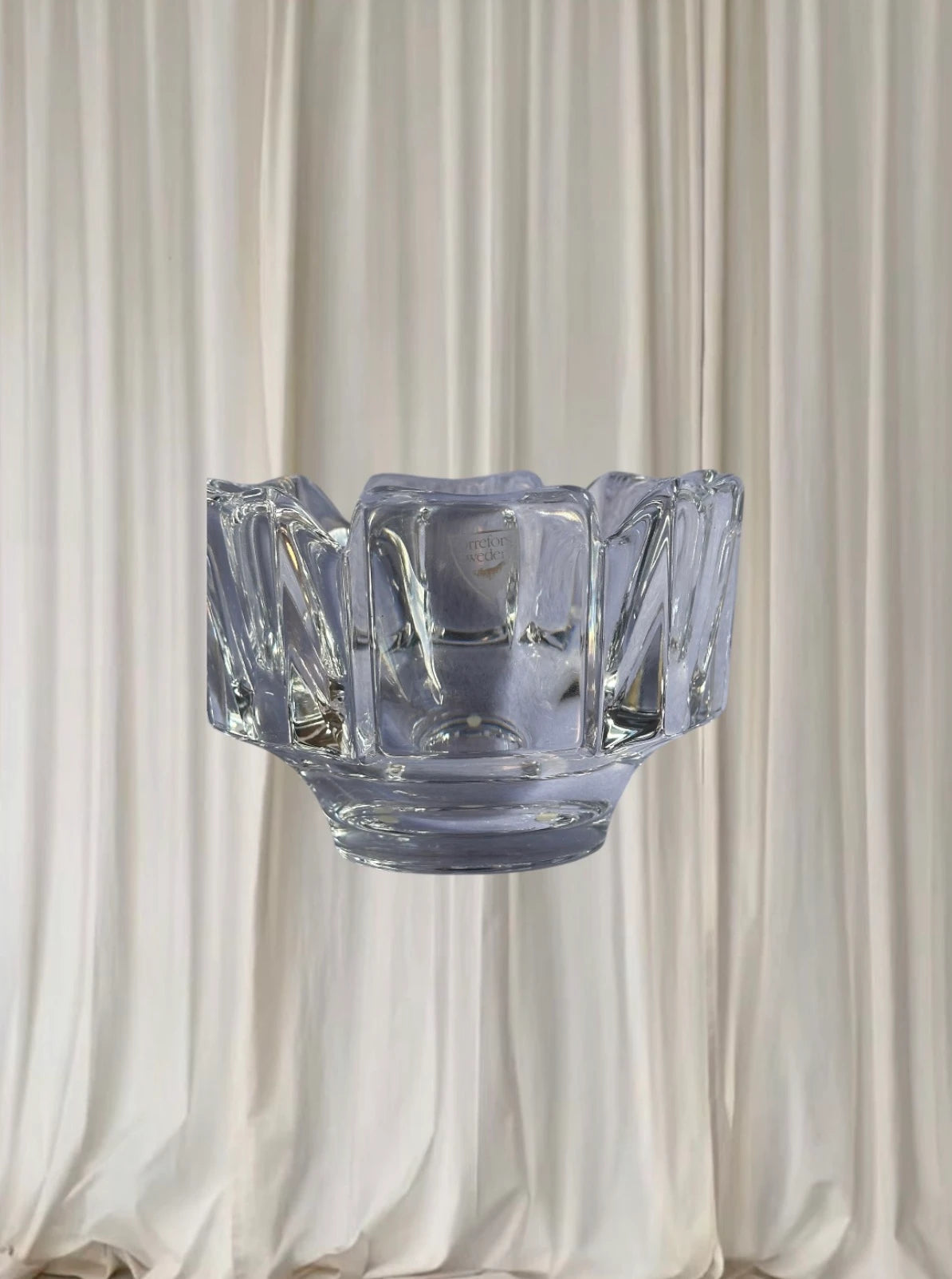 Orrefors Crystal Bowl - Lars Hellsten Scandinavian Design - Image 5