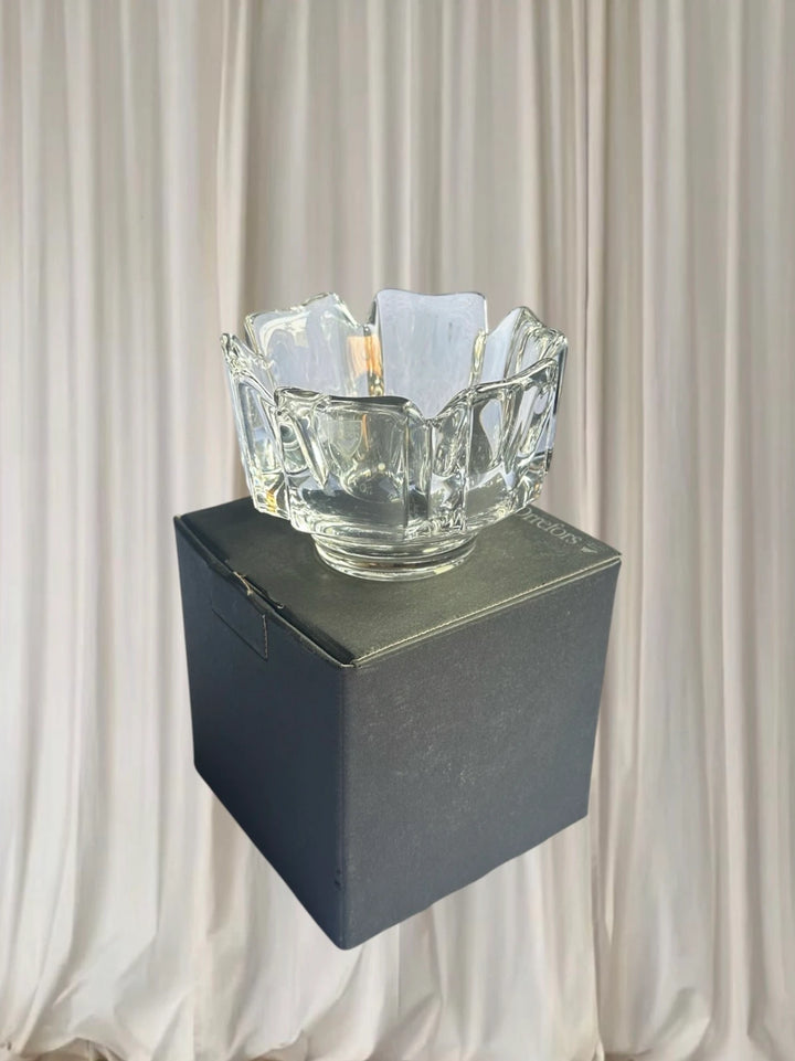 Orrefors Crystal Bowl - Lars Hellsten Scandinavian Design - Image 1