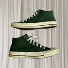 Converse Chuck Taylor All Star Malden St Hi Sneakers - Durable Green Canvas Mid-Top - Image 5