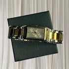Billabong Women's Rectangular Two-Tone Watch - Gold and Silver Rhinestone - Image 5