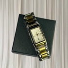 Billabong Women's Rectangular Two-Tone Watch - Gold and Silver Rhinestone - Image 4