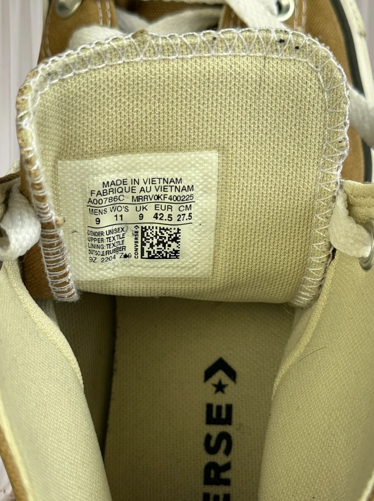 Converse Chuck Taylor All Star High Top Sneakers - Versatile Brown Canvas - Image 7