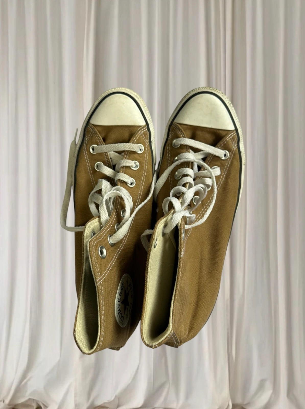Converse Chuck Taylor All Star High Top Sneakers - Versatile Brown Canvas - Image 6