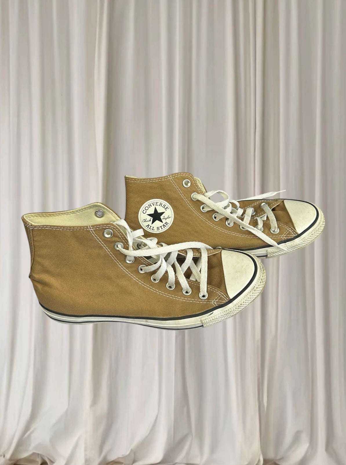 Converse Chuck Taylor All Star High Top Sneakers - Versatile Brown Canvas - Image 2