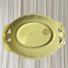 Antique Serving Bowl - Vintage Art Deco Green and Gold Ceramic Tray - Image 5
