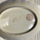Antique Serving Bowl - Vintage Art Deco Green and Gold Ceramic Tray - Image 6
